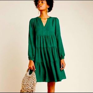 Anthropologie Maeve Amber Tiered Tunic - NWT- Sz L